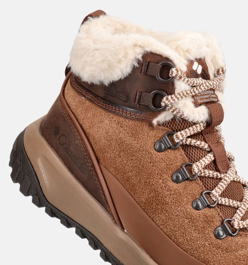 Columbia Burnsider Cozy Cognac Wandelschoenen voor dames (377304) - geschikt voor steunzolen