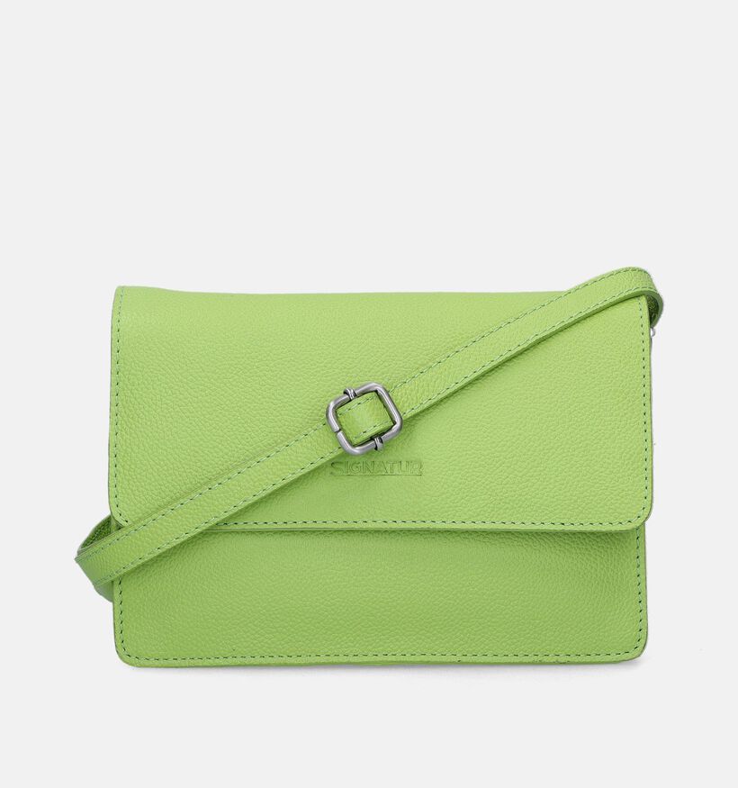 Signatur Sac porté croisé en Vert pour femmes (343348)