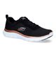 Skechers Flex Appeal 4.0 Zwarte Sneakers voor dames (310628)