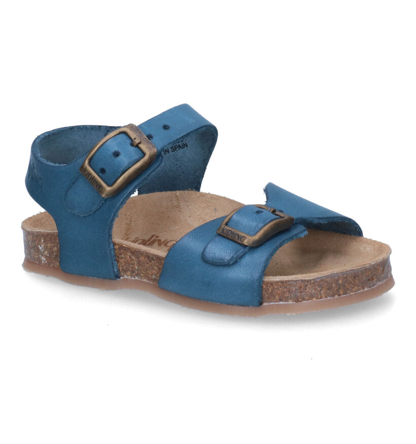 Kipling Easy 4 Blauwe Sandalen in leer (308882)