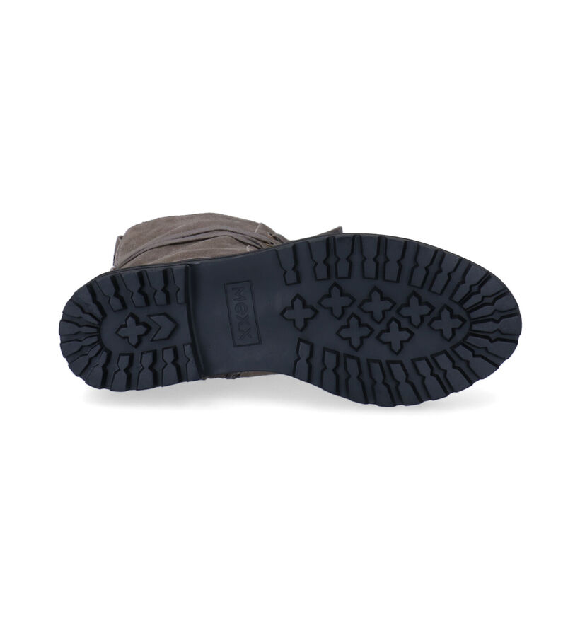 Mexx Hatty Bottines en Taupe pour femmes (296192) - pour semelles orthopédiques