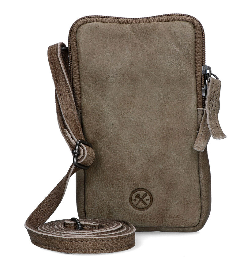 Hide & Stitches Okergeel Telefoontasje voor dames (333149)