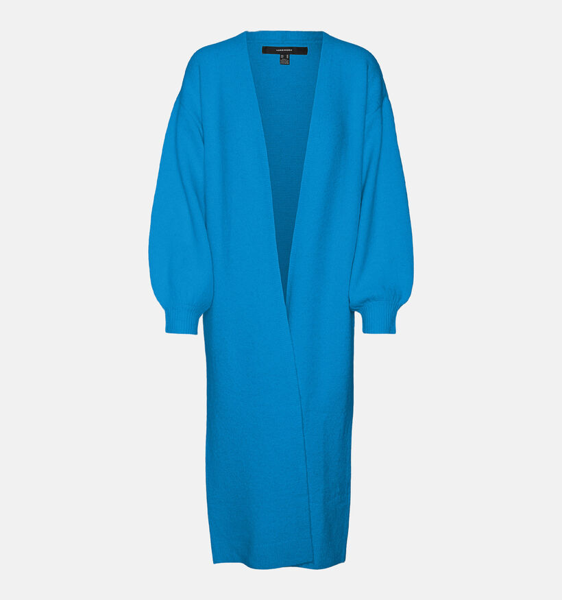 Vero Moda Philine Open Long Cardigan en Bleu pour femmes (335349)