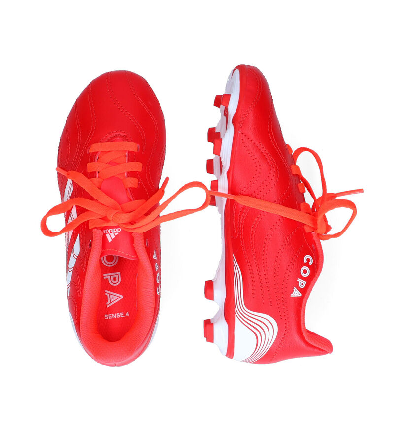 adidas Copa Sense FXG Chaussures de foot en Rouge en simili cuir (293288)