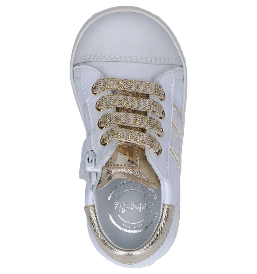 Beberlis Witte Sneakers in leer (273005)