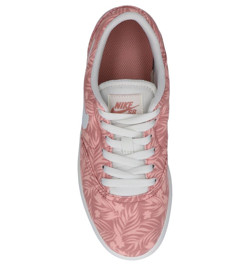 Nike SB Check Premium Roze Sneakers in stof (219639)