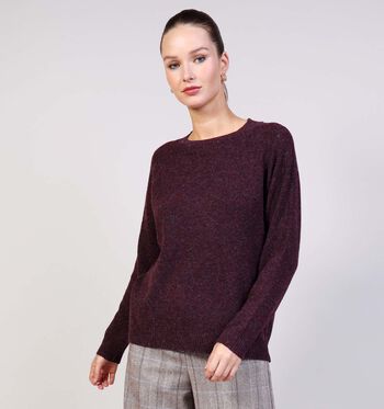 Vero Moda Curve Truien Blauw/Roze/Bordeaux