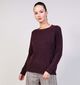 Vero Moda Curve Doffy Bordeaux Trui voor dames (362595)