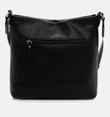 Emily & Noah Crossbody tassen Zwart/Cognac/Bruin