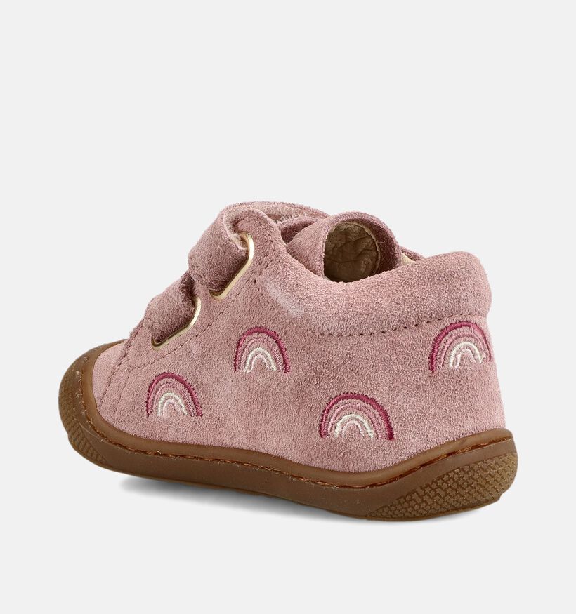 Naturino Cocoon Rainbow Baskets montantes en Rose pour filles (380206) - pour semelles orthop&eacute;diques