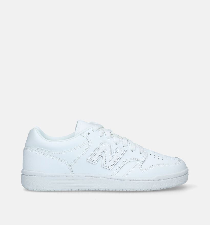 New Balance BB 480 Baskets en Blanc pour hommes (334273) - pour semelles orthopédiques