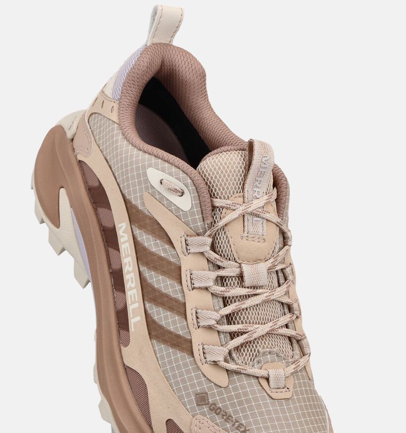 Merrell Moab Speed 2 Gtx Chaussures outdoor en Beige pour femmes (368887) - pour semelles orthop&eacute;diques