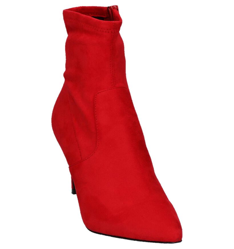 Steve Madden Lava Bottes basses en Rouge en textile (225276)