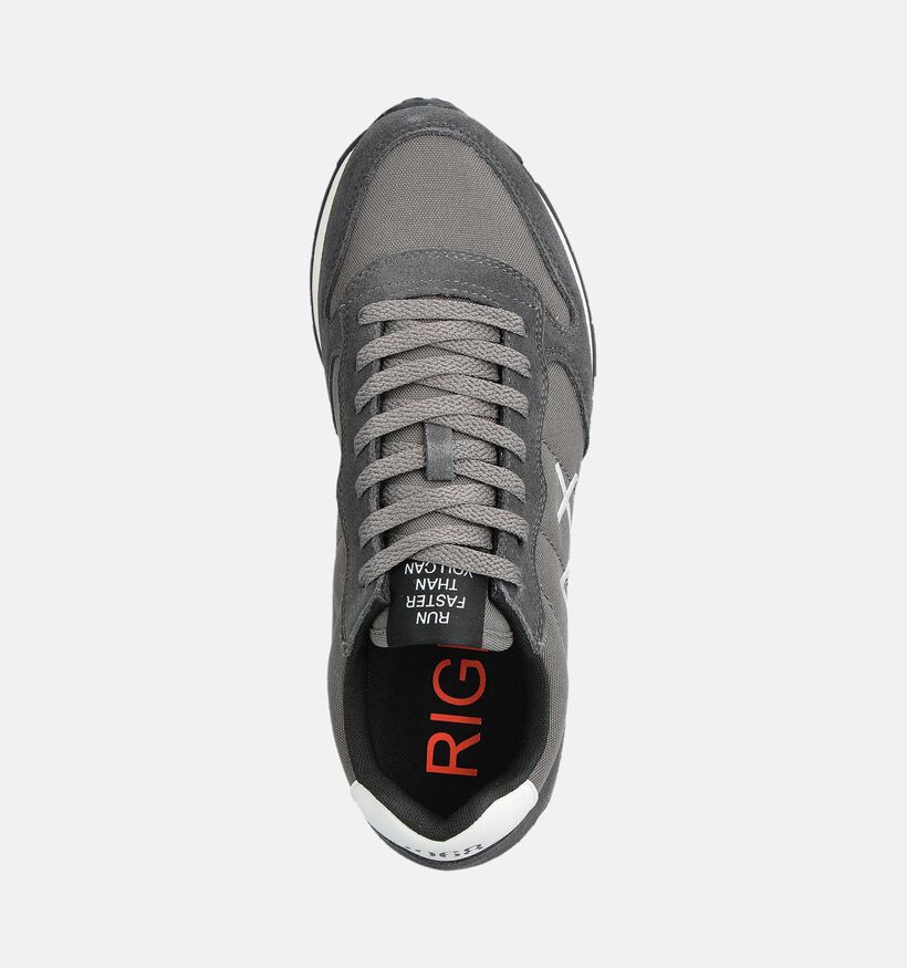 Sun68 Tom Solid Chaussures plates en Gris pour hommes (361800) - pour semelles orthopédiques