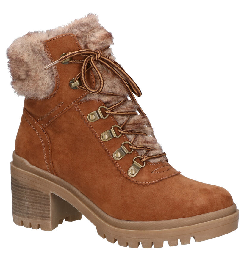 Youh! Bottines en Cognac en simili cuir (256579)