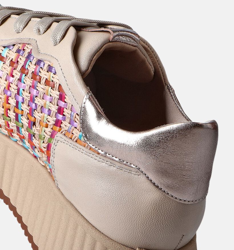 Softwaves Beige Sneakers voor dames (357253) - geschikt voor steunzolen
