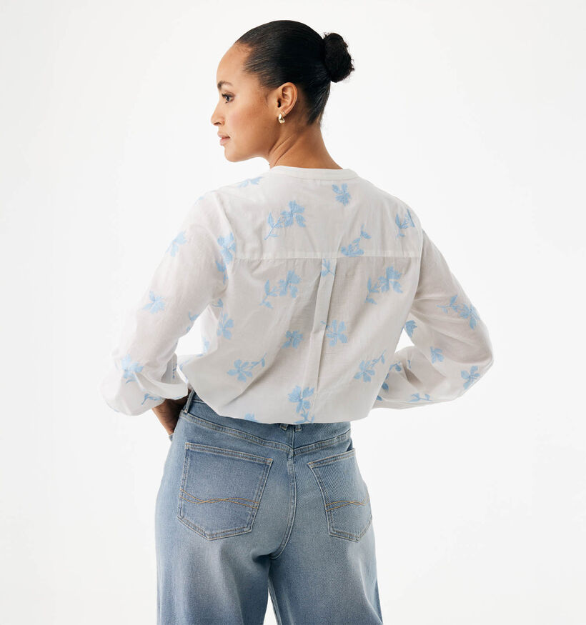 Mexx Flower Embroidery Witte Blouse voor dames (368549)