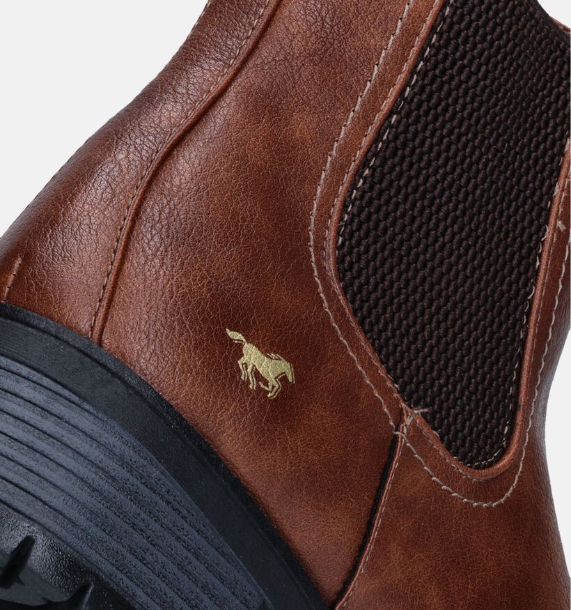 Mustang Cognac Chelsea boots voor dames (345434)