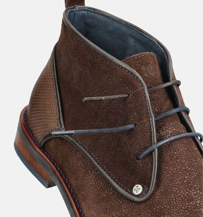 Berkelmans Dakar Chaussures classiques en Marron pour hommes (379051) - pour semelles orthop&eacute;diques