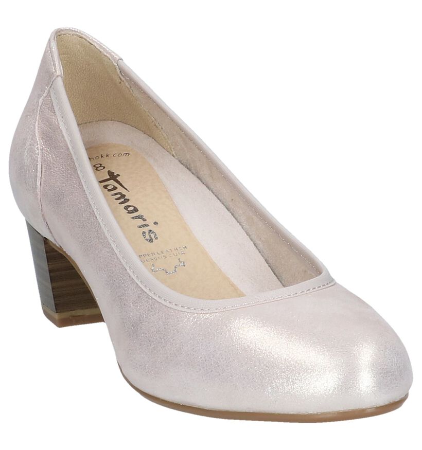 Tamaris Escarpins classique en Rose clair en daim (244254)