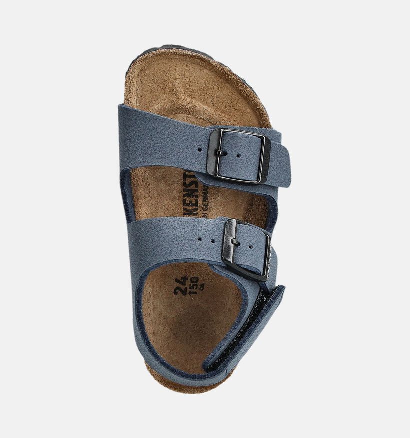 Birkenstock Milano Sandales en Bleu foncé pour garçons (367311)