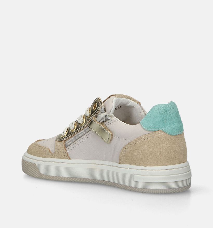 Little David Anouk 1B Beige Sneakers voor meisjes (340141) - geschikt voor steunzolen