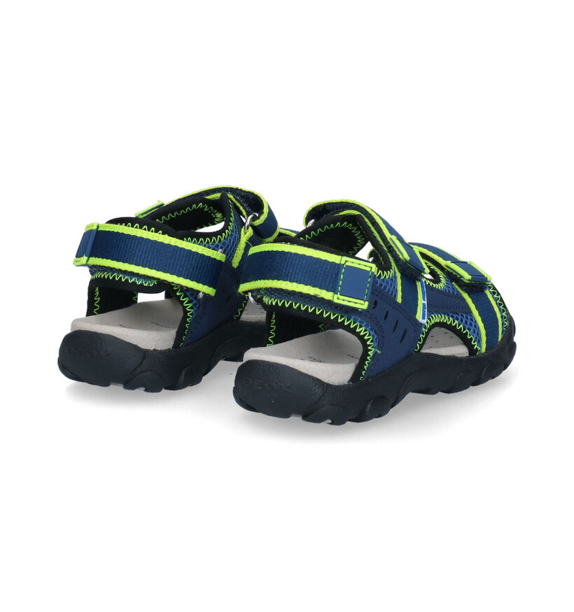 Geox Strada Zwarte Sandalen voor jongens (291777)