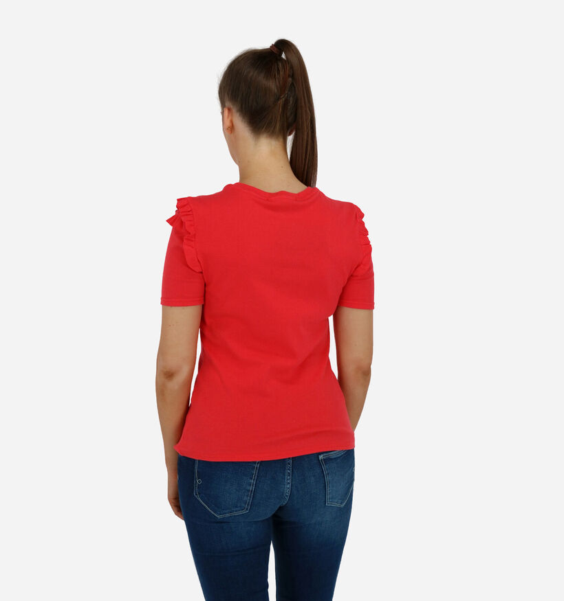 Lofty Manner T-shirt en Rouge (280824)