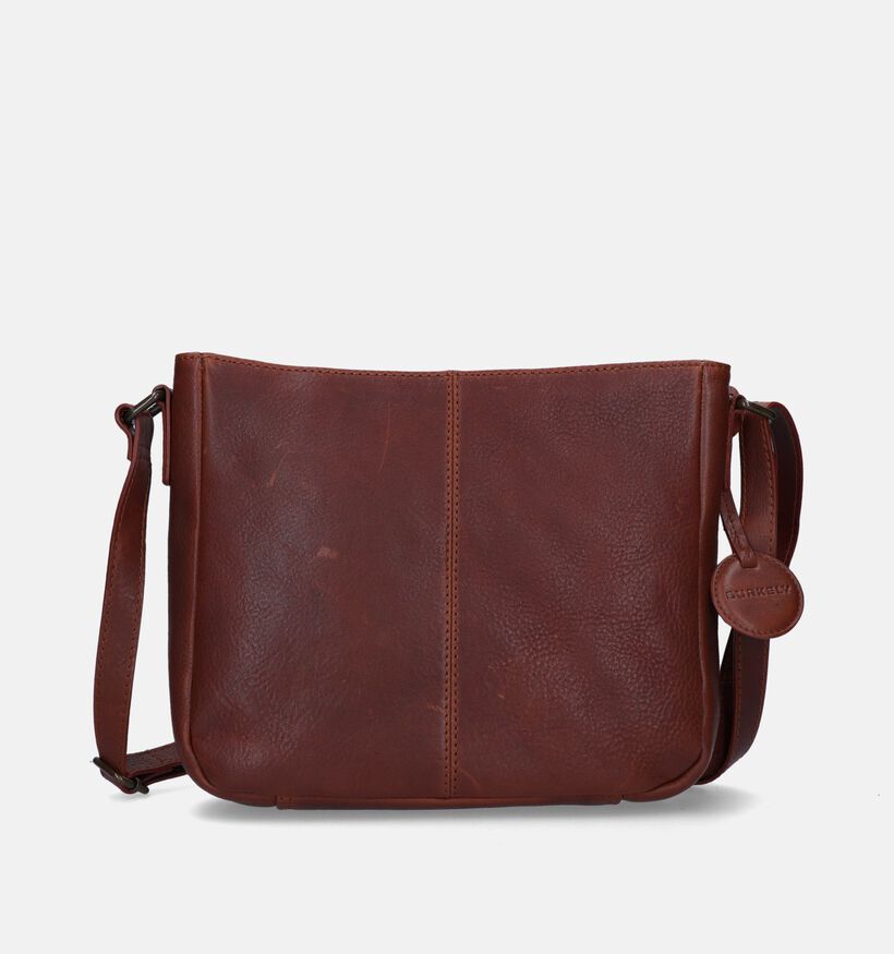 Burkely Ranger Donkerbruine Crossover Handtas voor dames (363028)