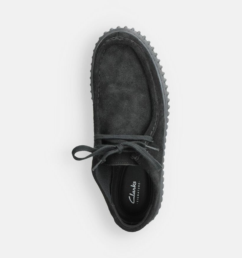 Clarks Torhill Low Zwarte Desert Boots voor heren (362237) - geschikt voor steunzolen