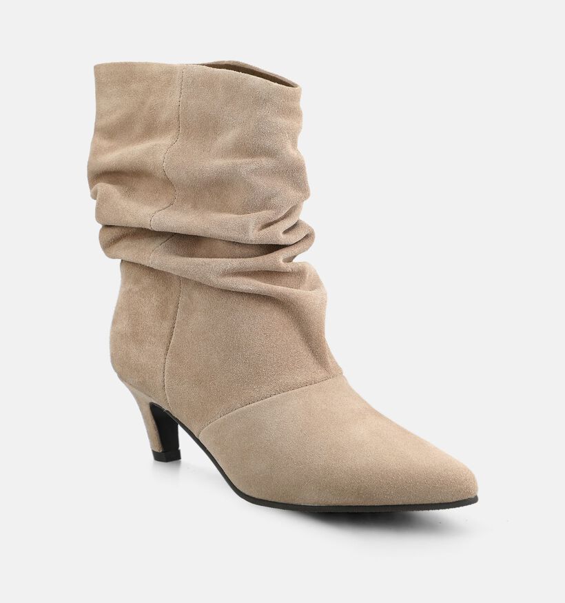 Poelman Bottes en Beige pour femmes (384351)