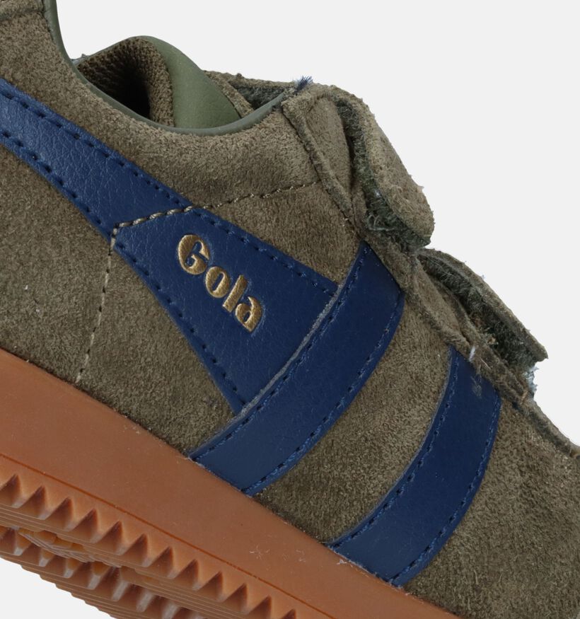 Gola Harrier Strap Baskets en Bleu pour filles, garçons (335822)
