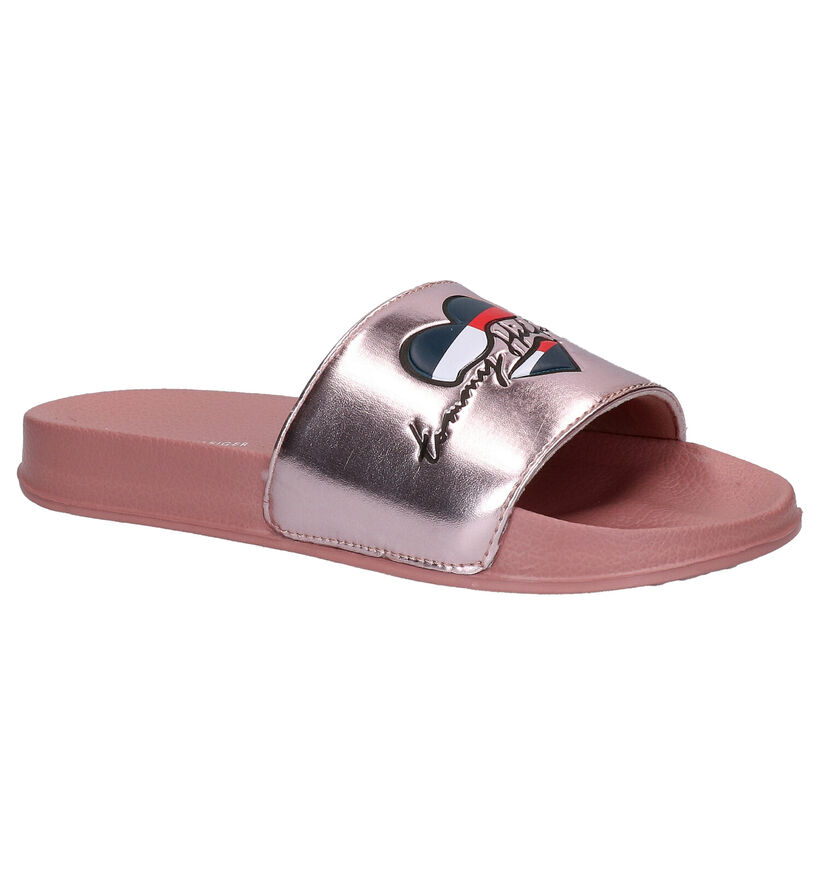 Tommy Hilfiger Roze Slippers in kunstleer (266547)