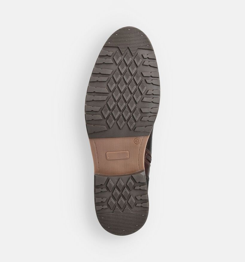 La Strada Boots à lacets en Brun foncé pour hommes (362198) - pour semelles orthopédiques