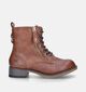 Mustang Bottines robustes en Cognac pour filles (345603)