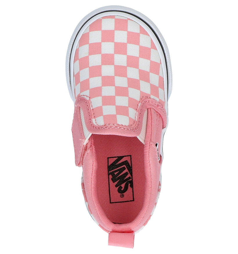 Vans Asher Baskets slip-on en Rose en textile (290256)