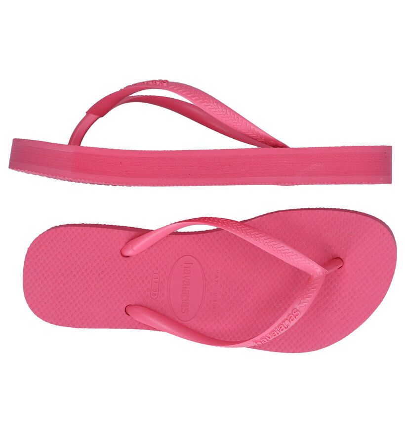 Havaianas Slim Flatform Grijze Teenslippers voor dames (300384)