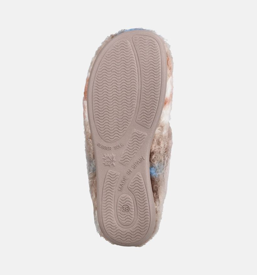 Hush Puppies Dixie Donkerbeige Gesloten Pantoffels voor dames (377679)