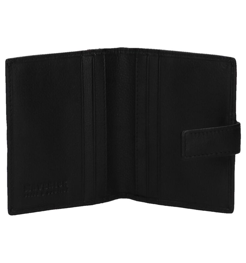 Maverick Porte-cartes en Noir en cuir (235623)