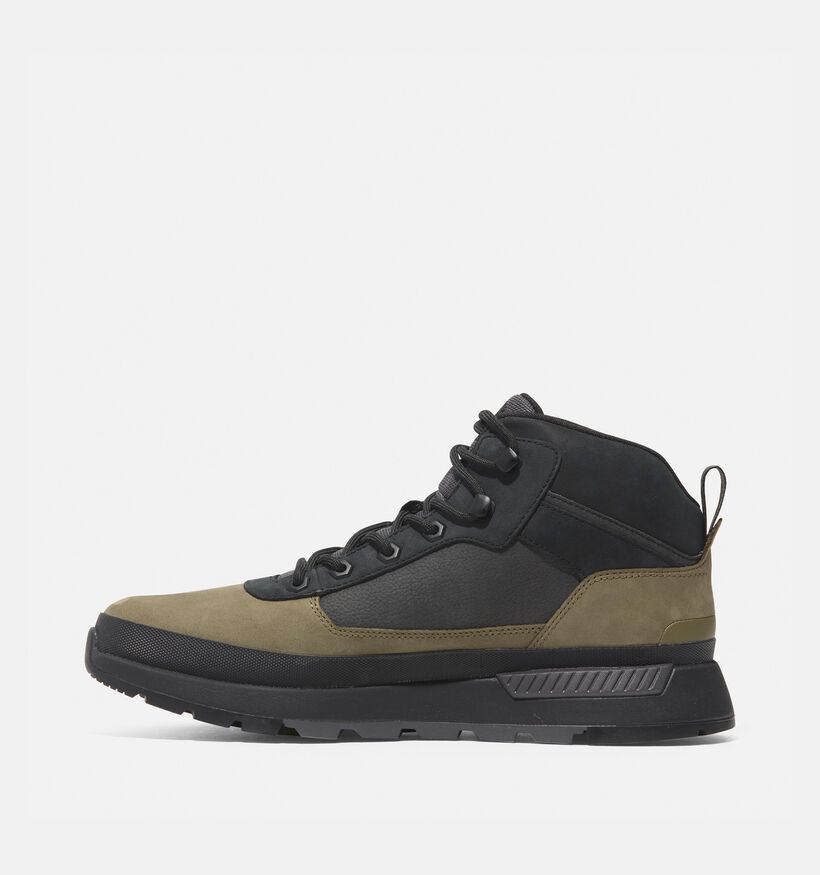 Timberland Field Trekker Mid Bottines en Vert Olive pour hommes (344961) - pour semelles orthopédiques