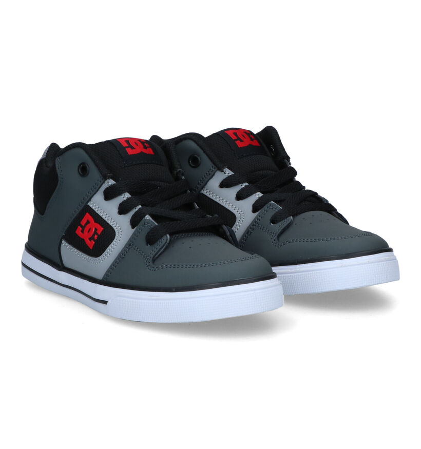 DC Shoes Pure Mid Grijze Sneakers voor jongens (319505)