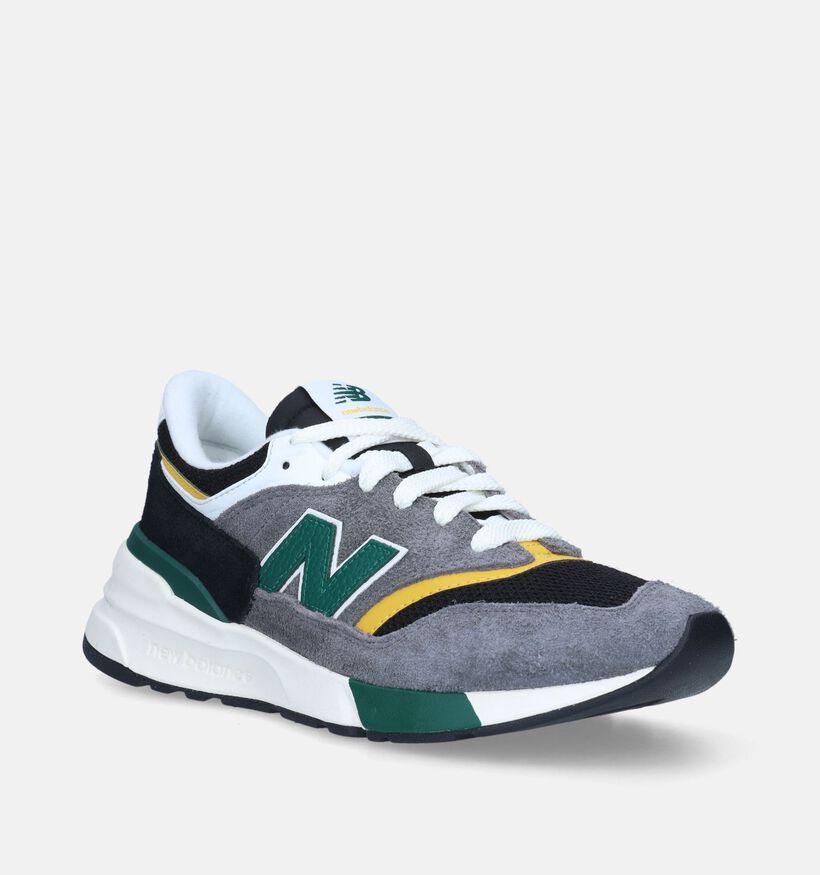 New Balance U 997 Baskets en Noir pour hommes, garçons (343080) - pour semelles orthopédiques