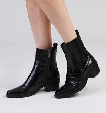 Tamaris Enkellaarsjes Zwart