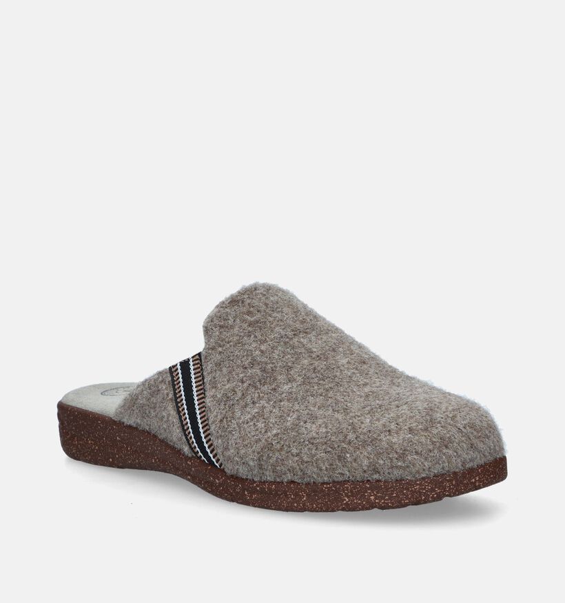 Arizona Pantoufles ouvertes en Beige pour hommes (349962)