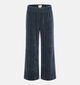 Minuit Douze Cola Pantalon classique en Bleu fonc&eacute; pour femmes (381850)