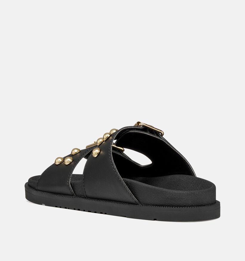 Geox J Foammentera Zwarte Slippers voor meisjes (370127)