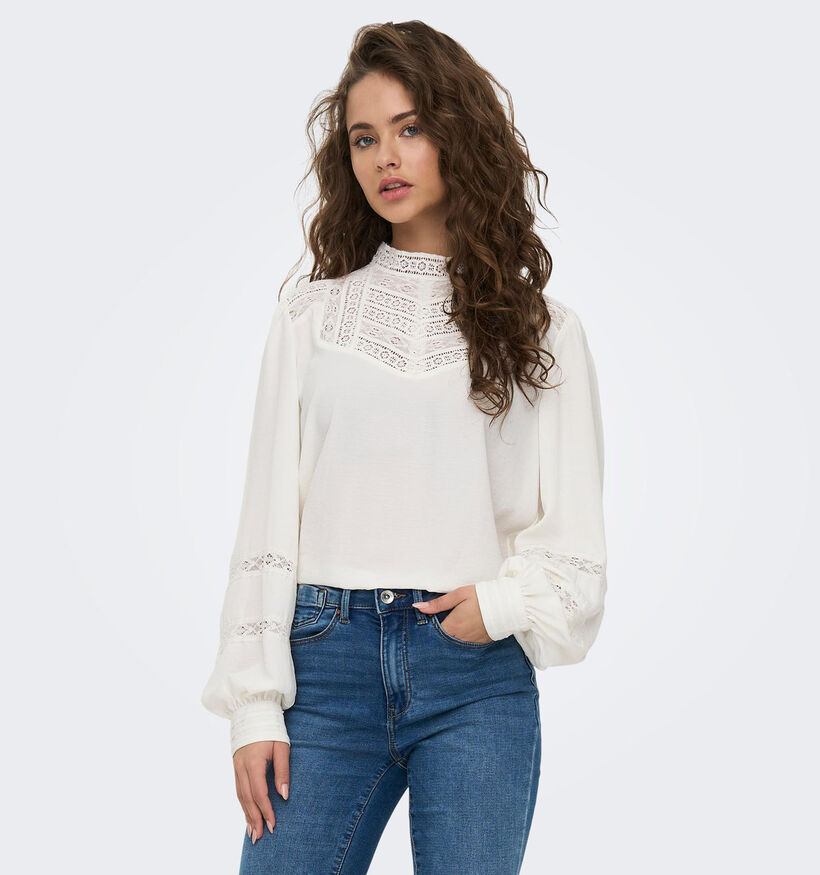 JDY Carrie Witte Kanten Blouse (327111)