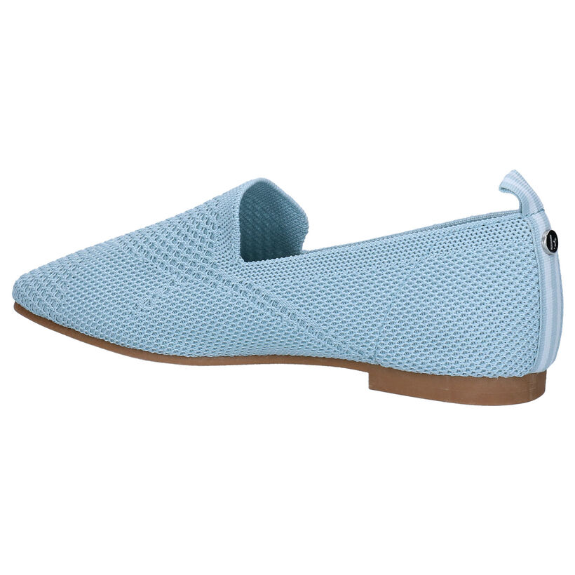 La Strada Witte Loafers in stof (289559)