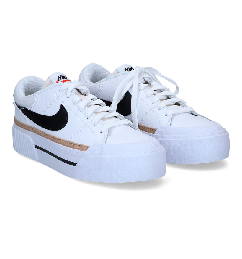 Nike Court Legacy Lift Witte Sneakers voor dames (316854)