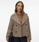 Vero Moda Jackieline Bruine Geruite Korte Jas voor dames (377595)